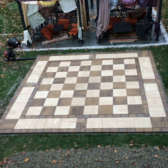 Life size chessboard!